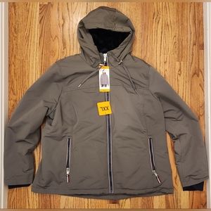 Tommy Hilfiger Women's Full Zip Heavyweight Softshell Hooded Fleece Lined Jacket